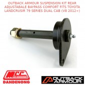 OUTBACK ARMOUR SUSP KIT REAR ADJ BYPASS COMFORT FITS TOYOTA LC 79S DC (V8 12+)